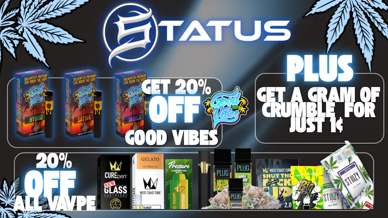 Status Delivery 🔥 Good Vibes, Great Savings