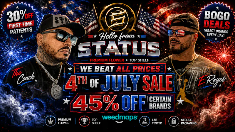 Status Delivery 4th Of July 25%