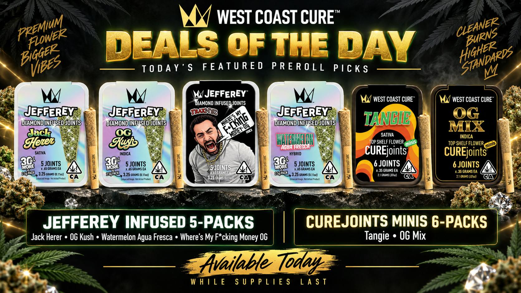 Status Delivery Pre roll deal of the day