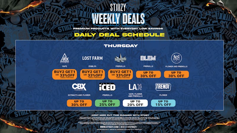STIIIZY Wilmington (Long Beach) CA Thursday Version 4