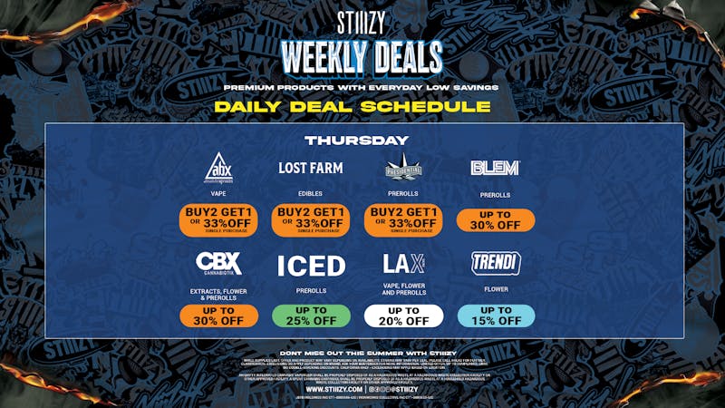 STIIIZY NoHo CA Thursday Version 6