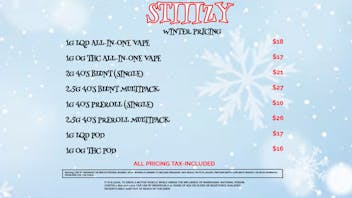 STIIIZY Ferndale Stiiizy Winter Pricing 💲