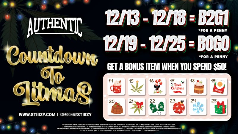 Authentic 415 LIIITMAS - B2G1 $0.01 /B1G1 $0.01.