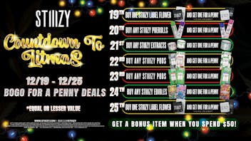 STIIIZY South Coast LIIITMAS BOGO $0.01