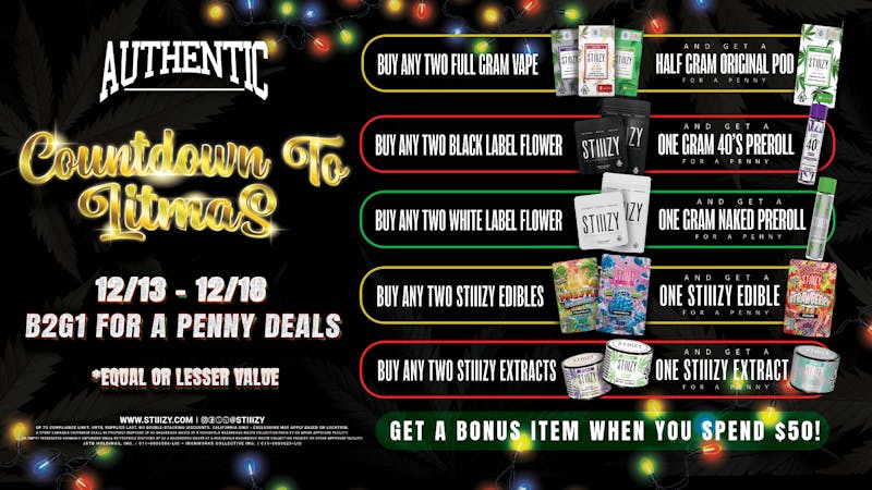 Authentic 415 LIIITMAS B2G1 $0.01