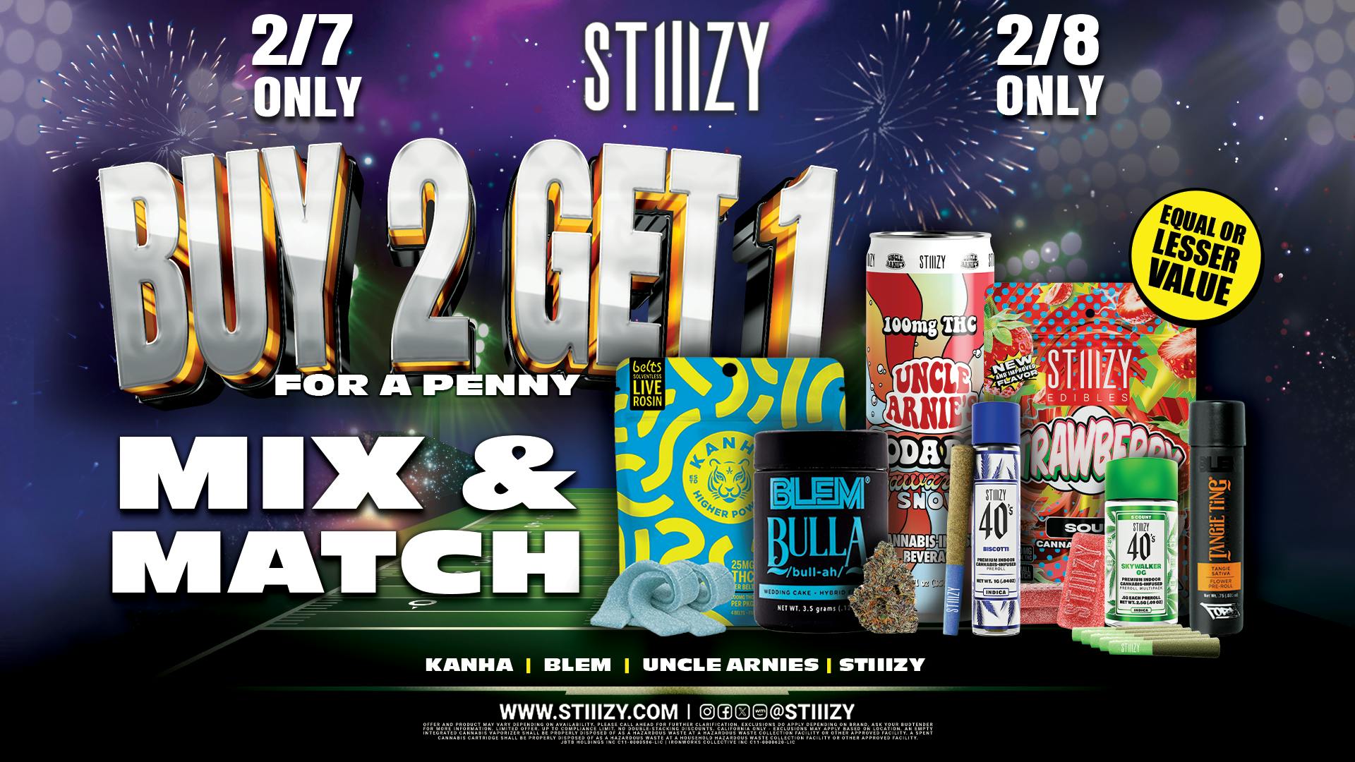 STIIIZY Wildomar (Lake Elsinore) 💲 Buy 2 Get 1 💲