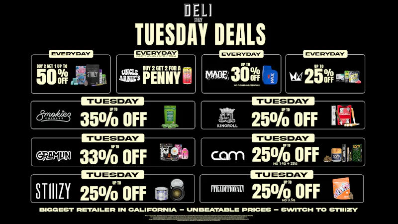 Deli by Caliva - Hanford 🌠Up to 35% off 🌠