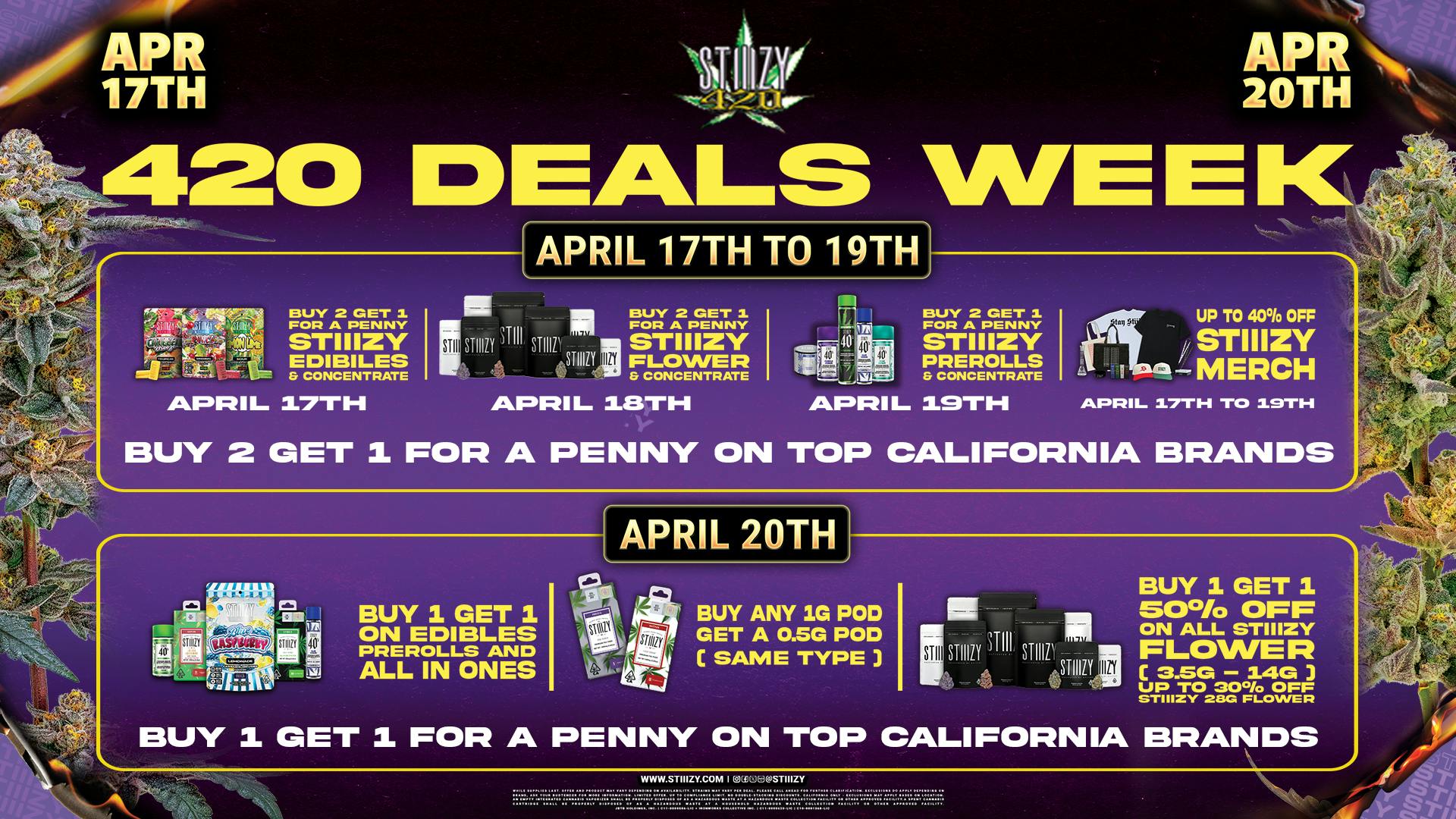 STIIIZY Pomona Buy 2 Get 1 for $0.01