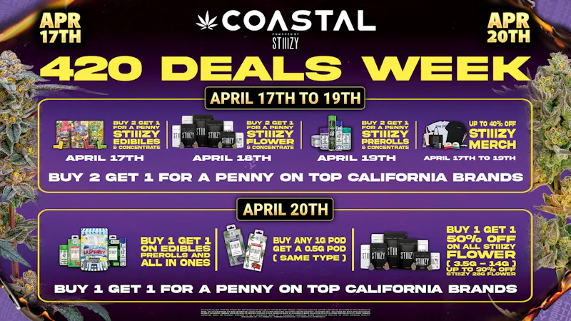 Coastal Dispensary SB 💚Up to 50% off 💚