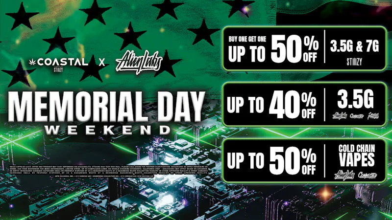 Coastal Dispensary - Vallejo ⭐💚Up to 50% off 💚⭐