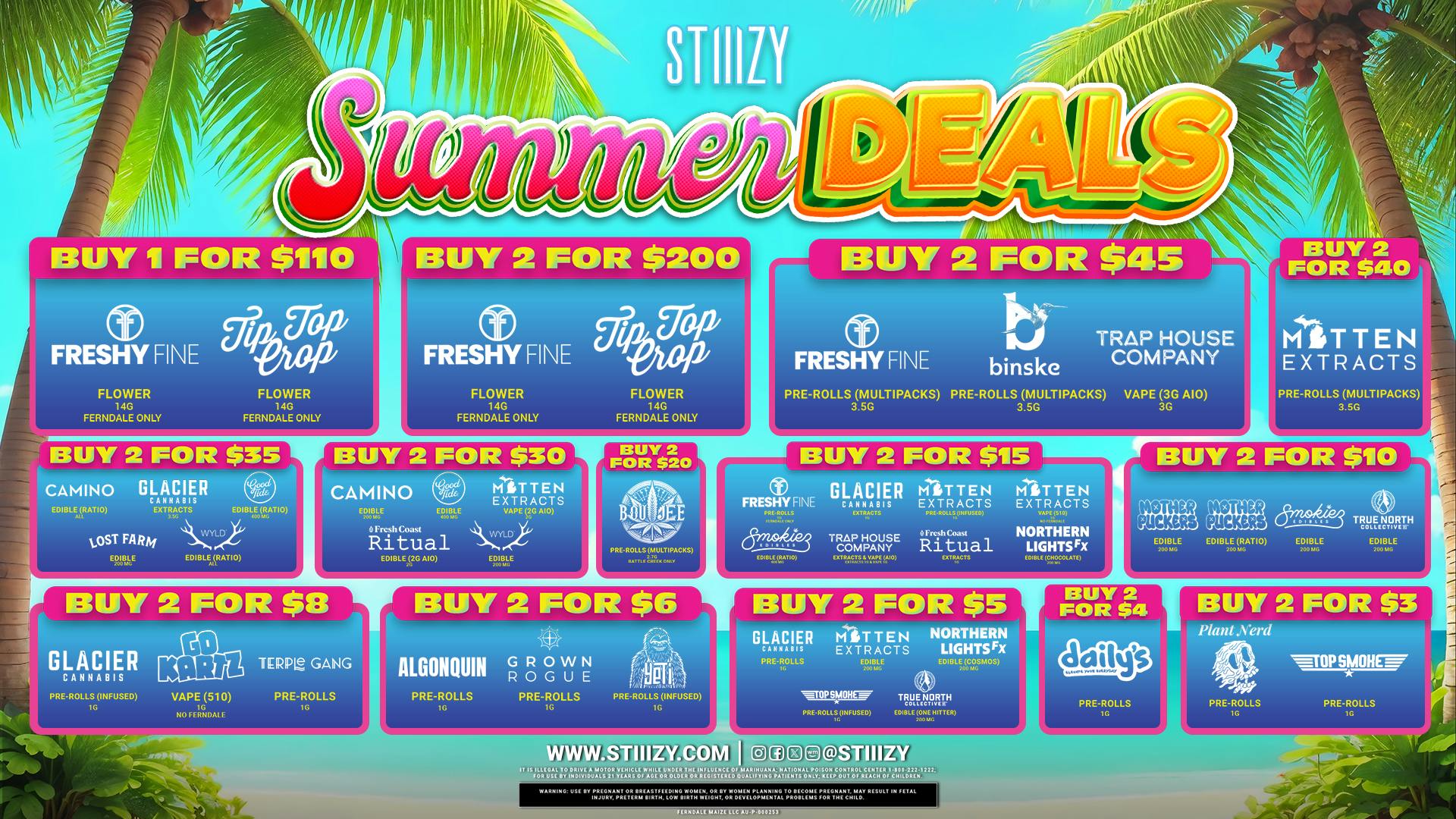 STIIIZY Kalamazoo 🌞Summer Deals 🌞