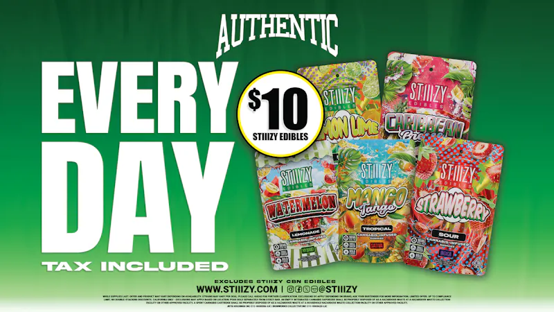 Authentic 415 $10 STIIIZY Edibles