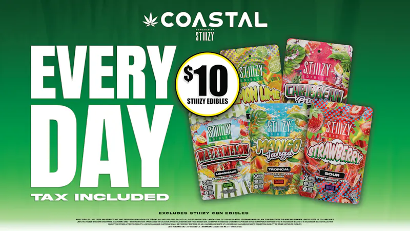 Coastal Concord $10 STIIIZY Edibles