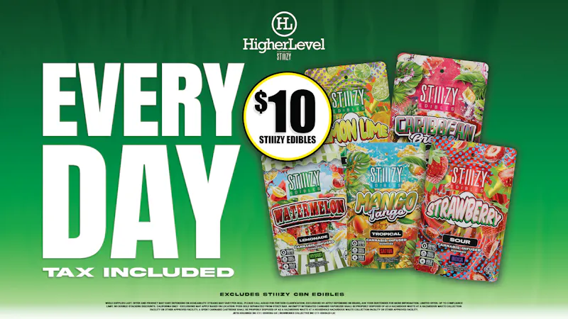 Higher Level - Seaside $10 STIIIZY Edibles