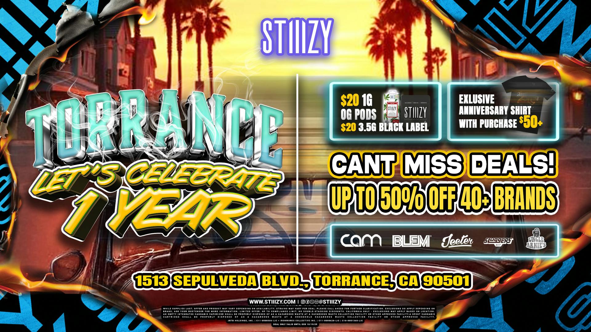 STIIIZY Harbor City (NOW OPEN) 🖤💛Up to 50% off💛🖤