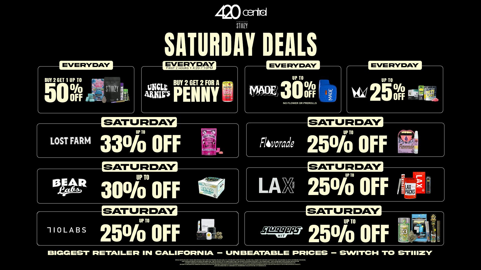 420 Central Powered by STIIIZY 🧨 Up to 30% off🧨 - Saturday