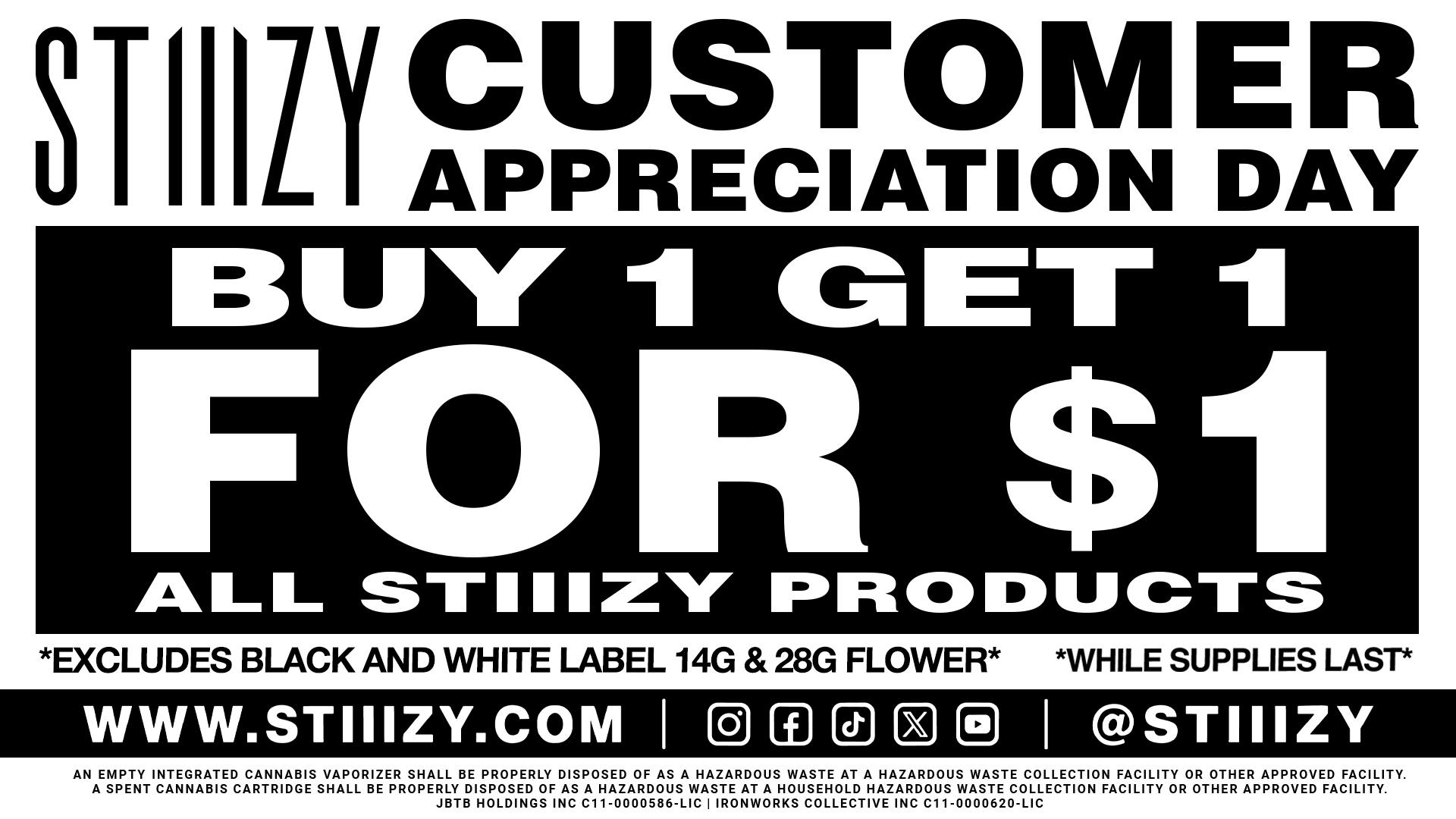 STIIIZY National City BOGO For $0.01