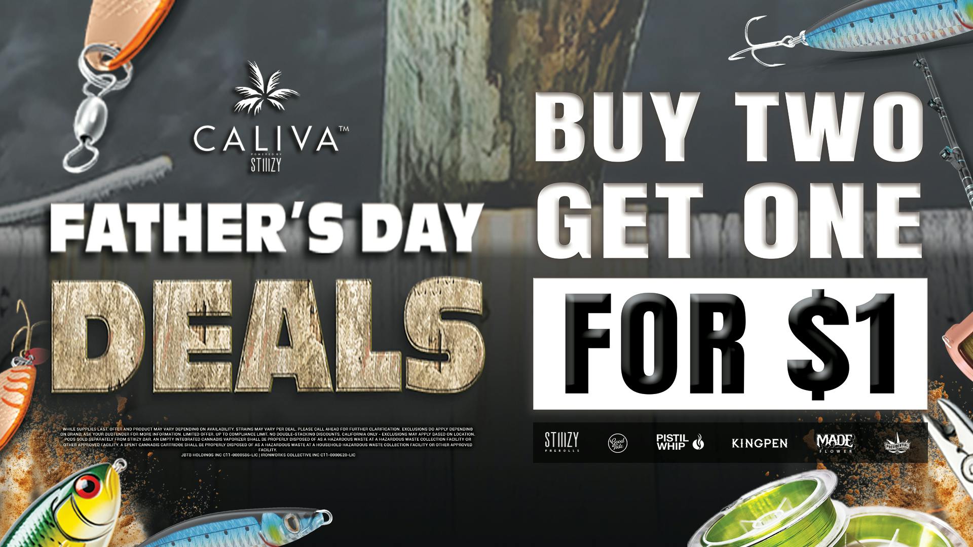 Caliva Buy 2 Get 1 For $1