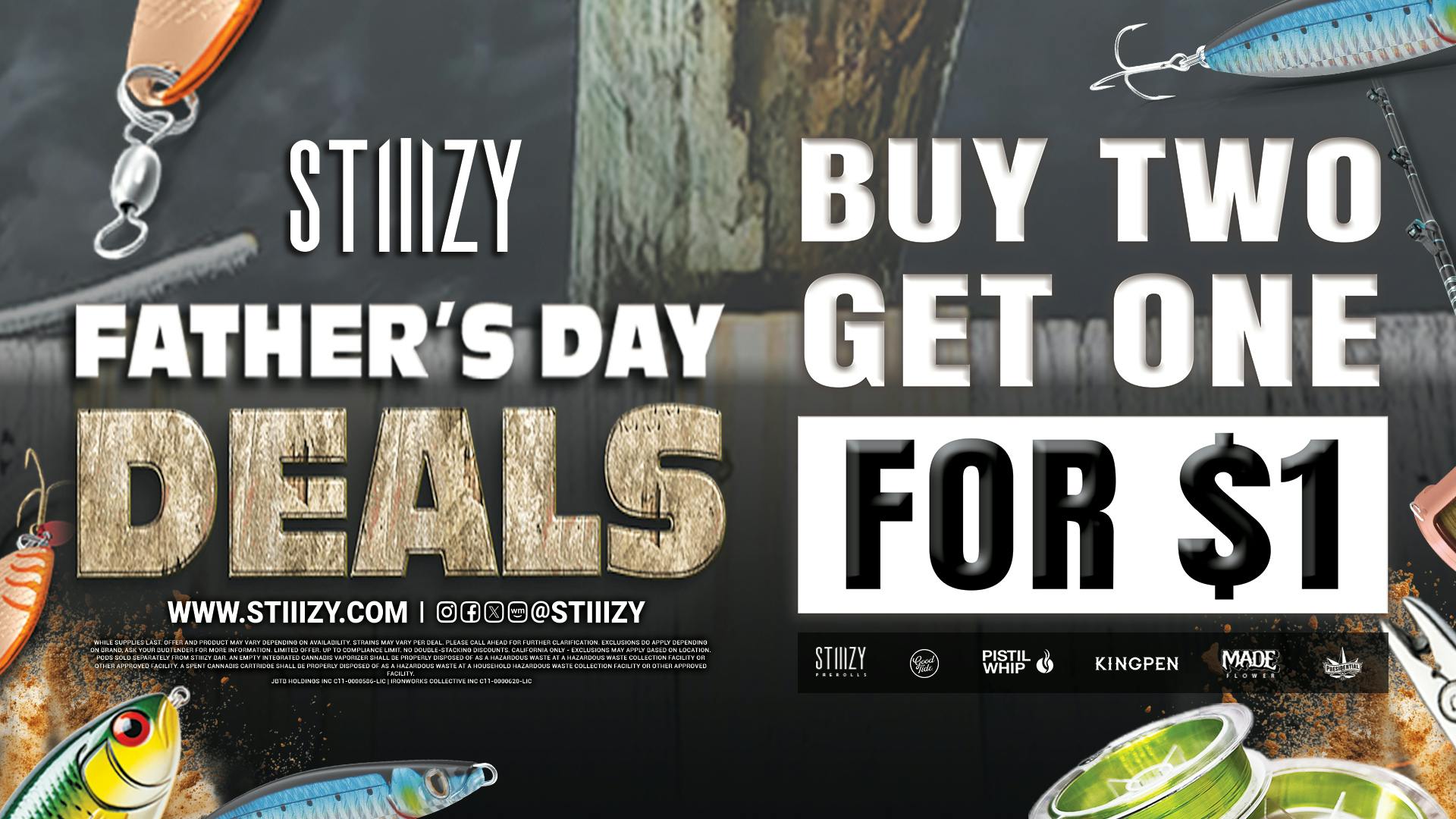 STIIIZY Sacramento Buy 2 Get 1 for $1