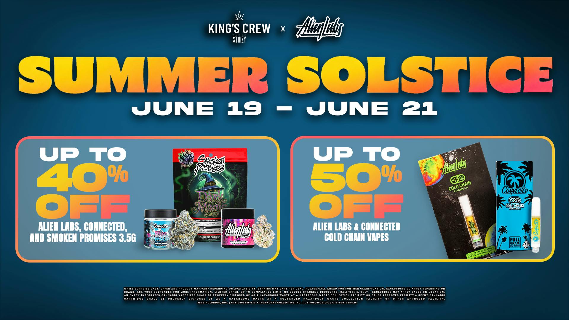 King's Crew Up to 50% off 🌞🌊