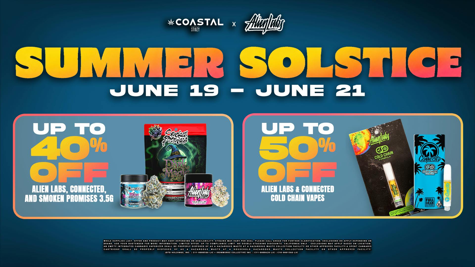 Coastal Dispensary - Vallejo Up to 50% off 🌞🌊