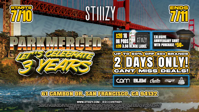 STIIIZY Parkmerced Up to 50% off
