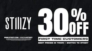 STIIIZY Lake Elsinore (NOW OPEN) 30% off First Time Customers