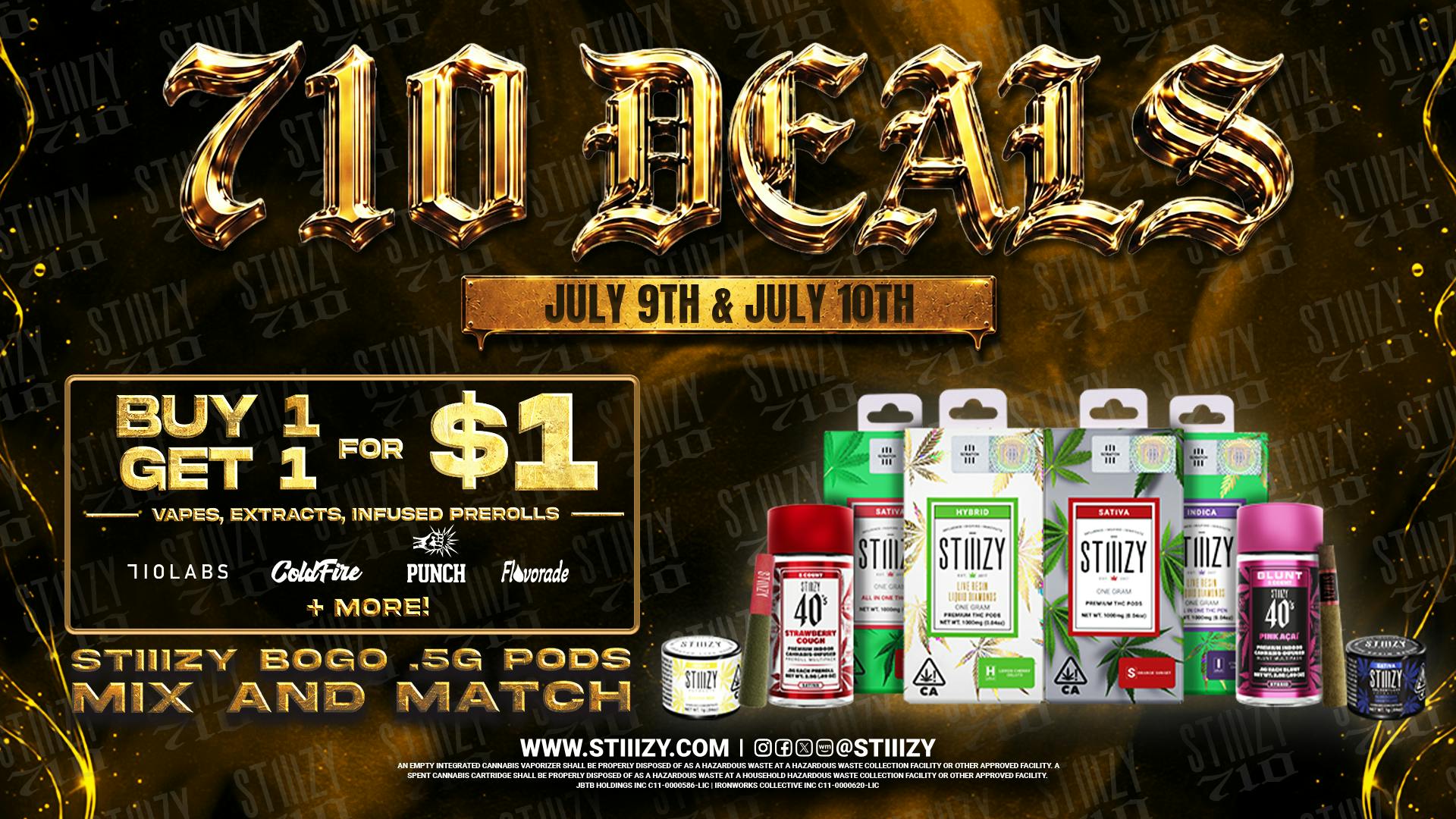 STIIIZY Downtown LA Buy 1 Get 1 for $1