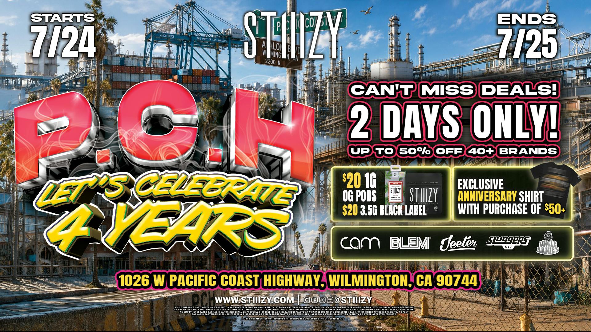STIIIZY Wilmington (Long Beach) Up to 50% off