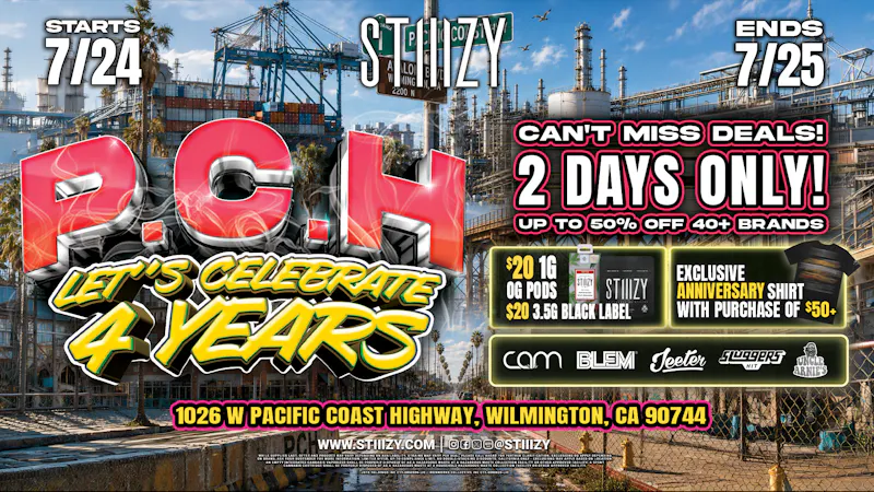 STIIIZY Wilmington (Long Beach) Up to 50% off