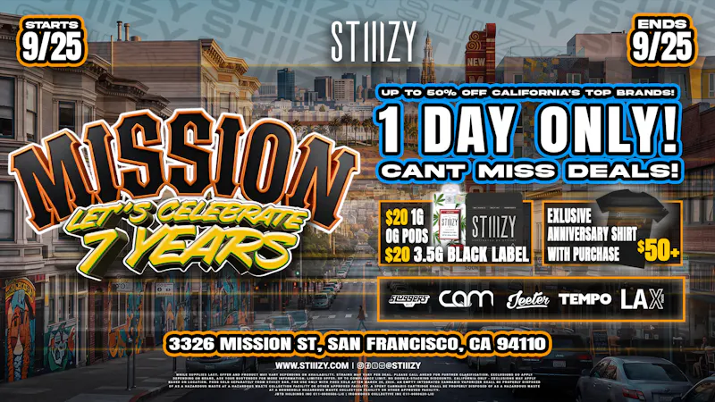 STIIIZY Mission Up to 50% off