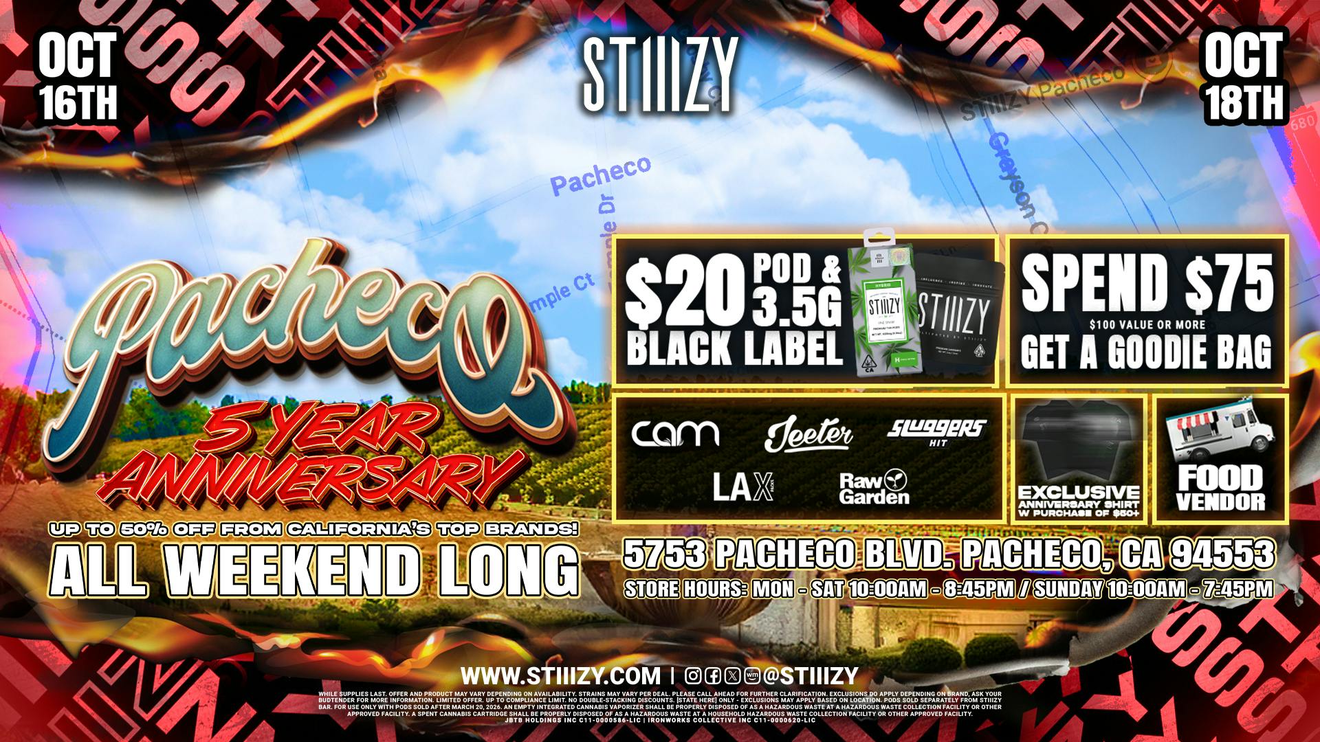 STIIIZY Pacheco Up to 50% off