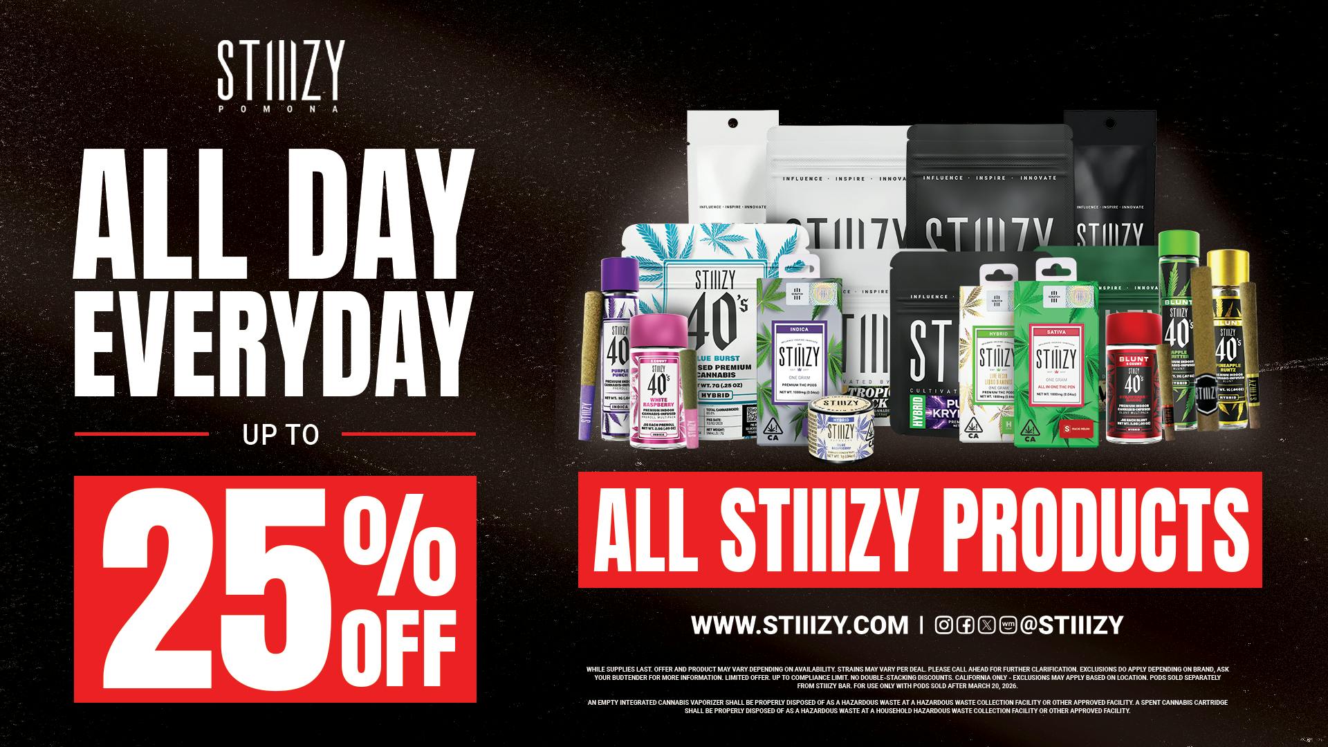 STIIIZY Pomona Up to 25% off Stiiizy