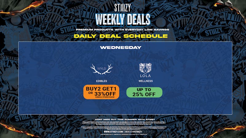 STIIIZY El Cerrito Q3 Wednesday Deals V1