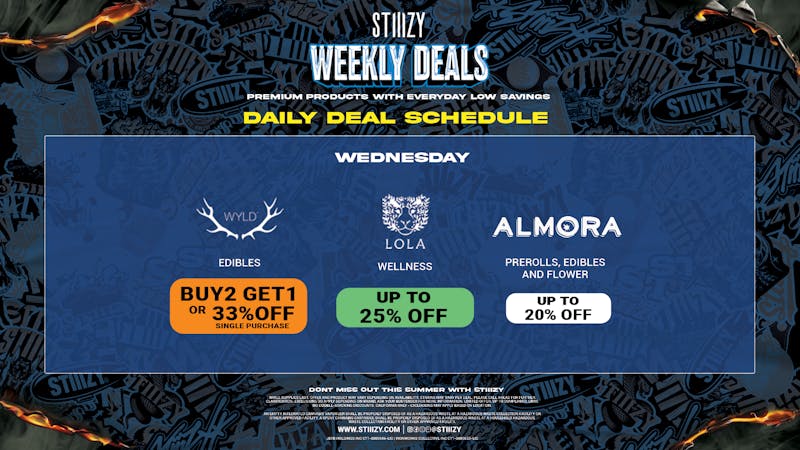 STIIIZY Benicia Q3 Wednesday Deals V2