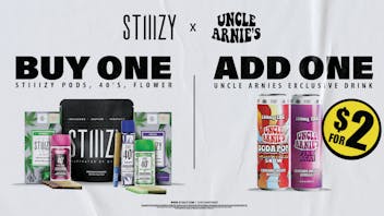 STIIIZY Harbor City (NOW OPEN) $2 for 100mg THC Drink with selected STIIIZY Items
