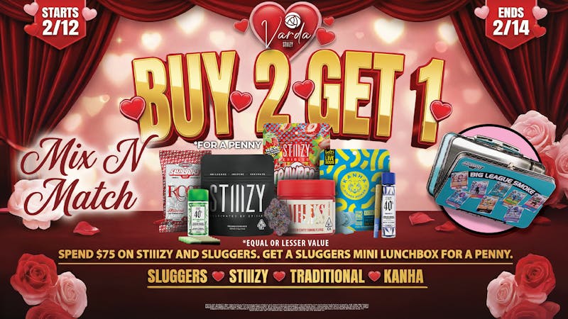 Varda - Dispensary Buy 2 Get 1 for a $0.01