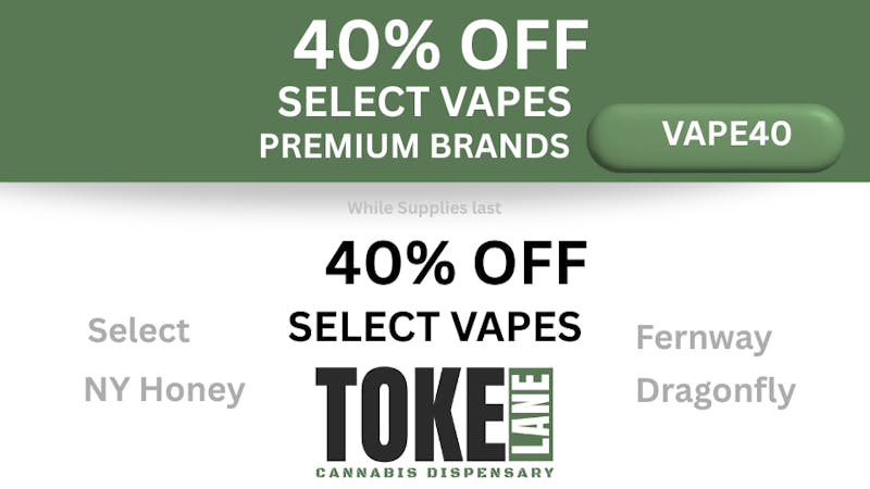 Toke Lane - Buffalo EXTRA 40% OFF ON SELECT VAPES