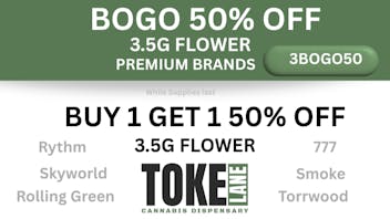 Toke Lane - Buffalo BOGO 50% OFF - 3.5G FLOWER SELECT BRANDS