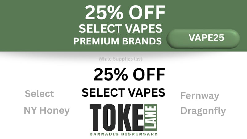 Toke Lane - Buffalo EXTRA 25% OFF ON SELECT VAPES