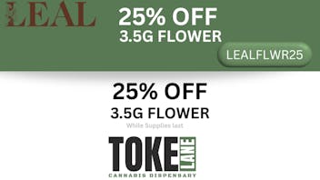 Toke Lane - Buffalo 25% Off Leal 3.5 g Flower