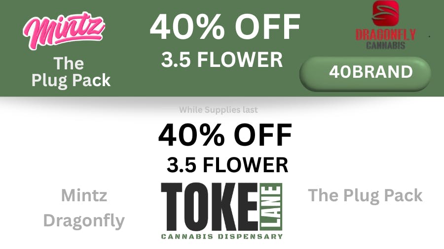 Toke Lane - Buffalo 40% Off Select Brand 3.5G Flower