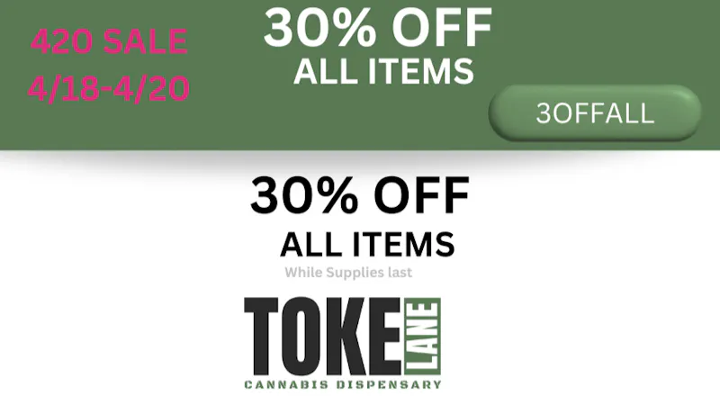 Toke Lane - Buffalo 30% OFF ITEMS -CELEBRATE 420