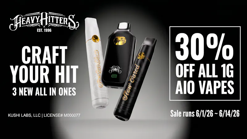 Toke Lane Trenton - Drive Thru & Dispensary 30% OFF HEAVY HITTERS AIO VAPES