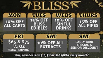 406 Bliss - Central Ave 406 Bliss Daily Deals!