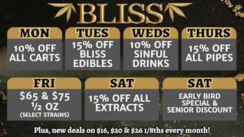 406 Bliss - Central Ave 406 Bliss Daily Deals!