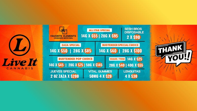 Favorite Elements Cannabis !!TE AGRADECEMOS TANTO!!