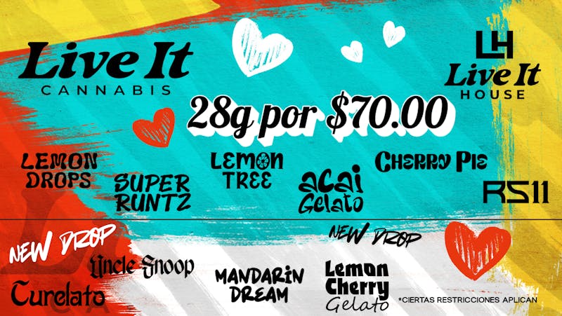 Live It House 🔥💚28g x $70🔥💚
