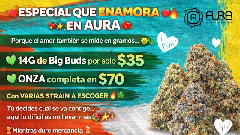 Aura BIG BUD 14g x $35