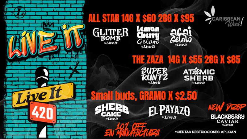 Caribbean Weed 🔥G's desde $2.50 🔥